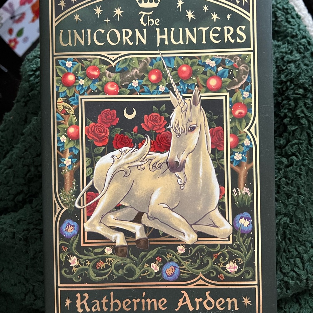 The Unicorn Hunters by Katherine Arden. Fairyloot June 2026 adult box